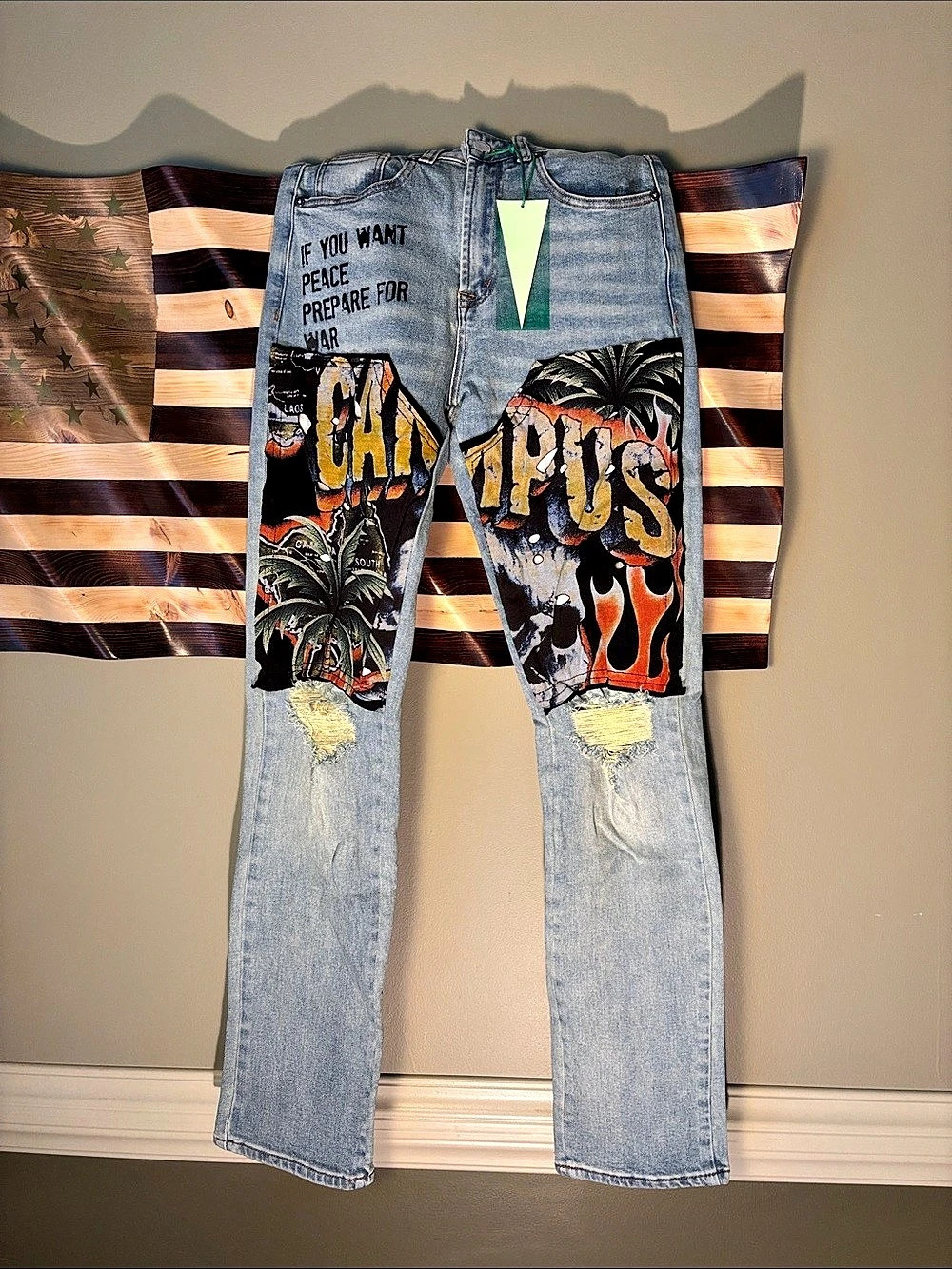 Campus Men's Graphic Jeans. Brand new without tags!